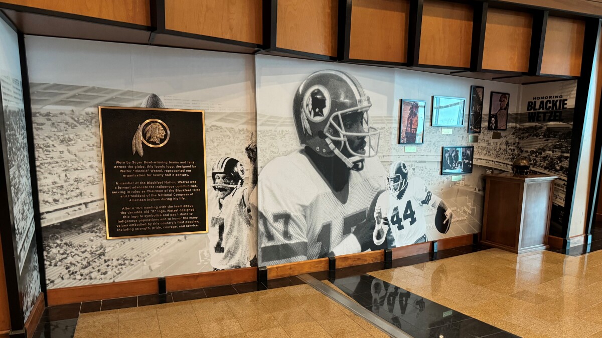 RyanWetzelMT's tweet card. The Walter "Blackie" Wetzel Memorial was unveiled by the Washington Commanders on Sept. 15 at Northwest Stadium in Landover, Md.