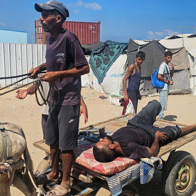 KhalilEJahshan's tweet card. Civilian deaths at aid distribution sites show how far the situation has spiraled out of control.