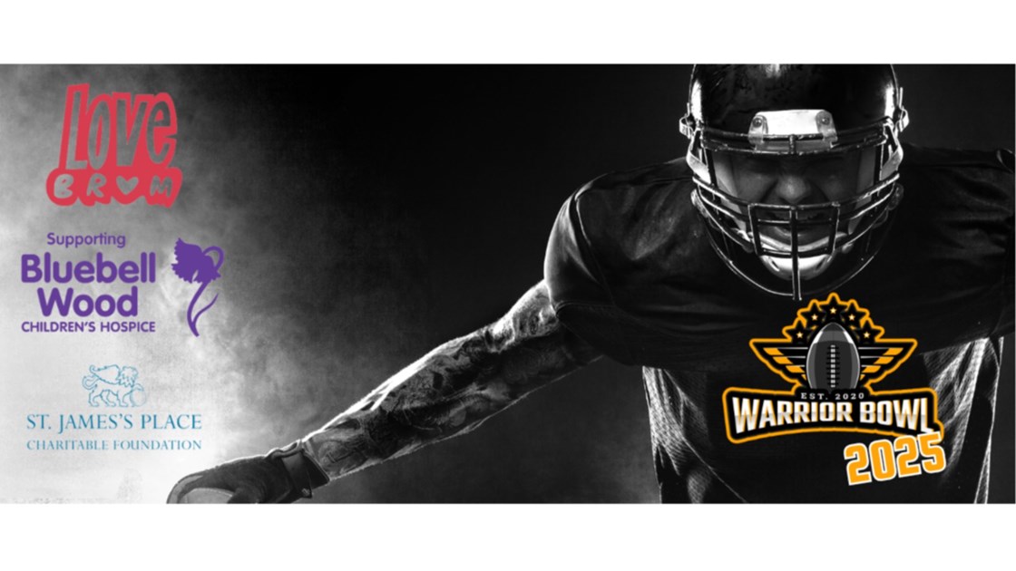 thechize's tweet card. Help Warrior Bowl raise money to support St. James's Place Charitable Foundation
