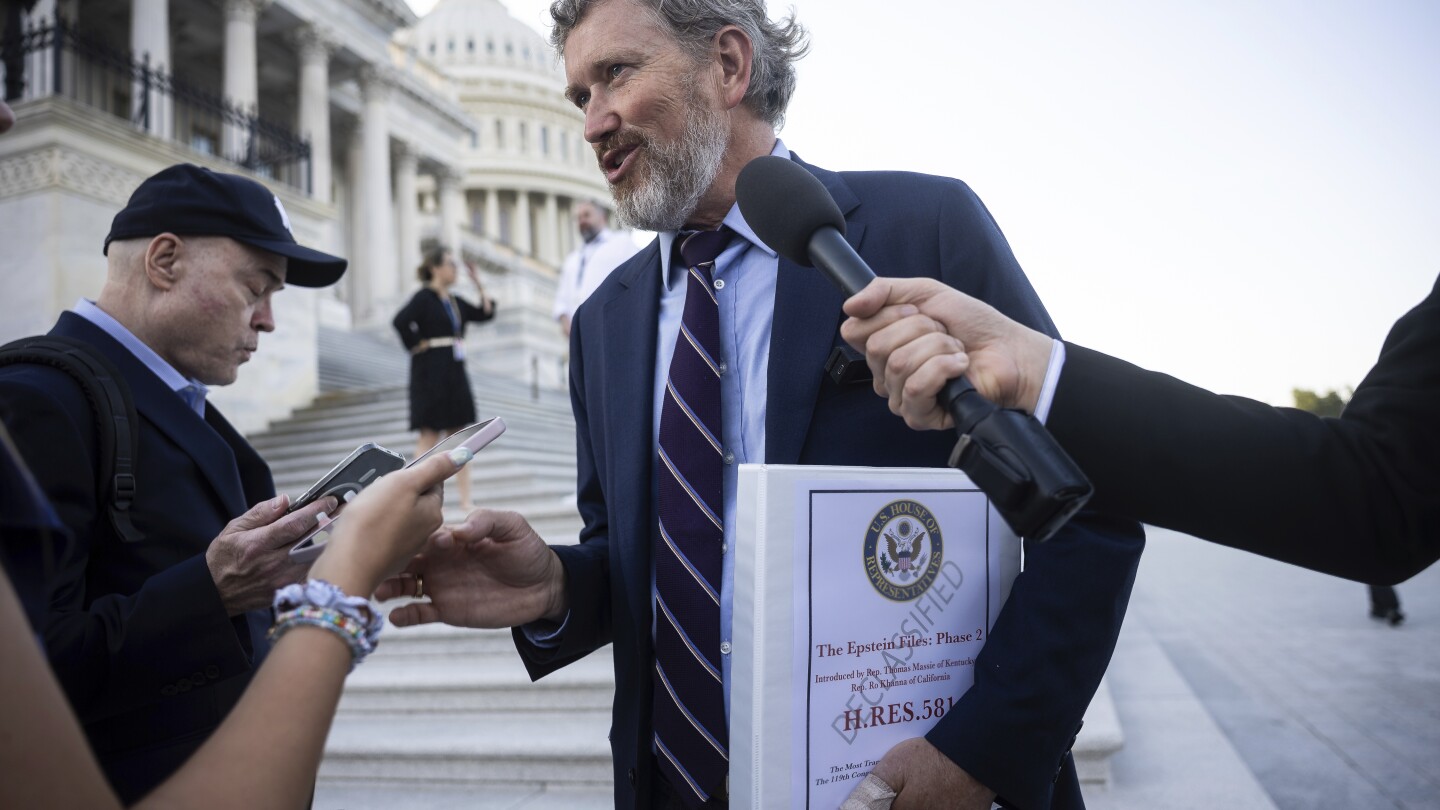 NOTUSreports's tweet card. “This transcends all other issues,” Rep. Thomas Massie told reporters Monday night.