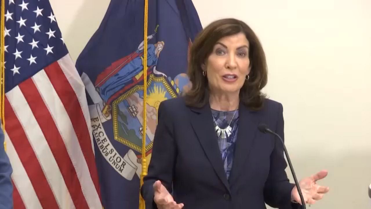SpecNews1Albany's tweet card. The governor also addressed the state’s plan to handle federal cuts and blasted Republicans who she says "don't give a damn" about constituents.