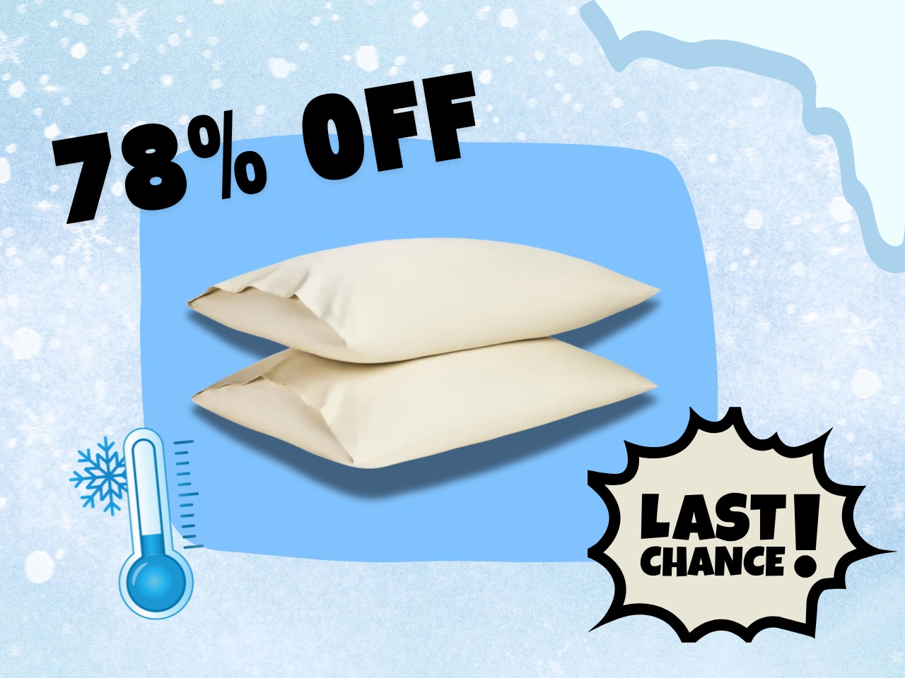 njdotcom's tweet card. A set of cooling pillowcases from Brooklinen features a soft, breathable fabric that provides temperature regulation, and it's now 78% off before it's gone for good