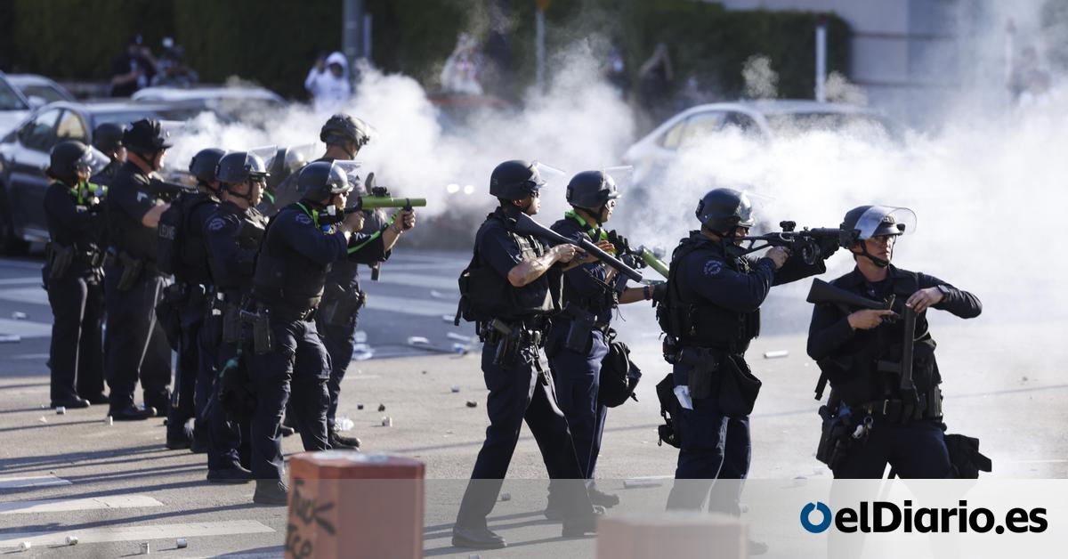 FueraDeRutaEd's tweet card. El presidente de EEUU ha dado la orden al Departamento de Defensa para desplegar marines por las protestas en California, después de haber desplegado a 4.000 efectivos de la Guardia Nacional
