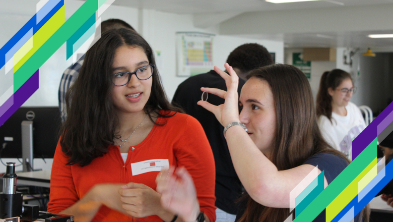RBrockPhysics's tweet card. A free, multi-day event for Year 12 girls to learn more about optics, with information about studying physics at university and advice on how to apply.