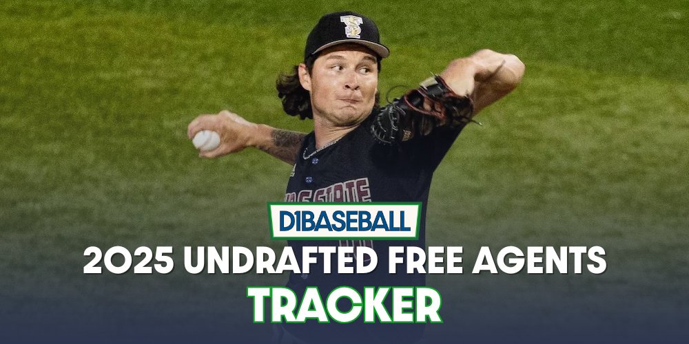 KendallRogers's tweet card. The MLB draft has come and gone, but that doesn't mean a player can't sign a free agency deal. We're tracking all undrafted signings.