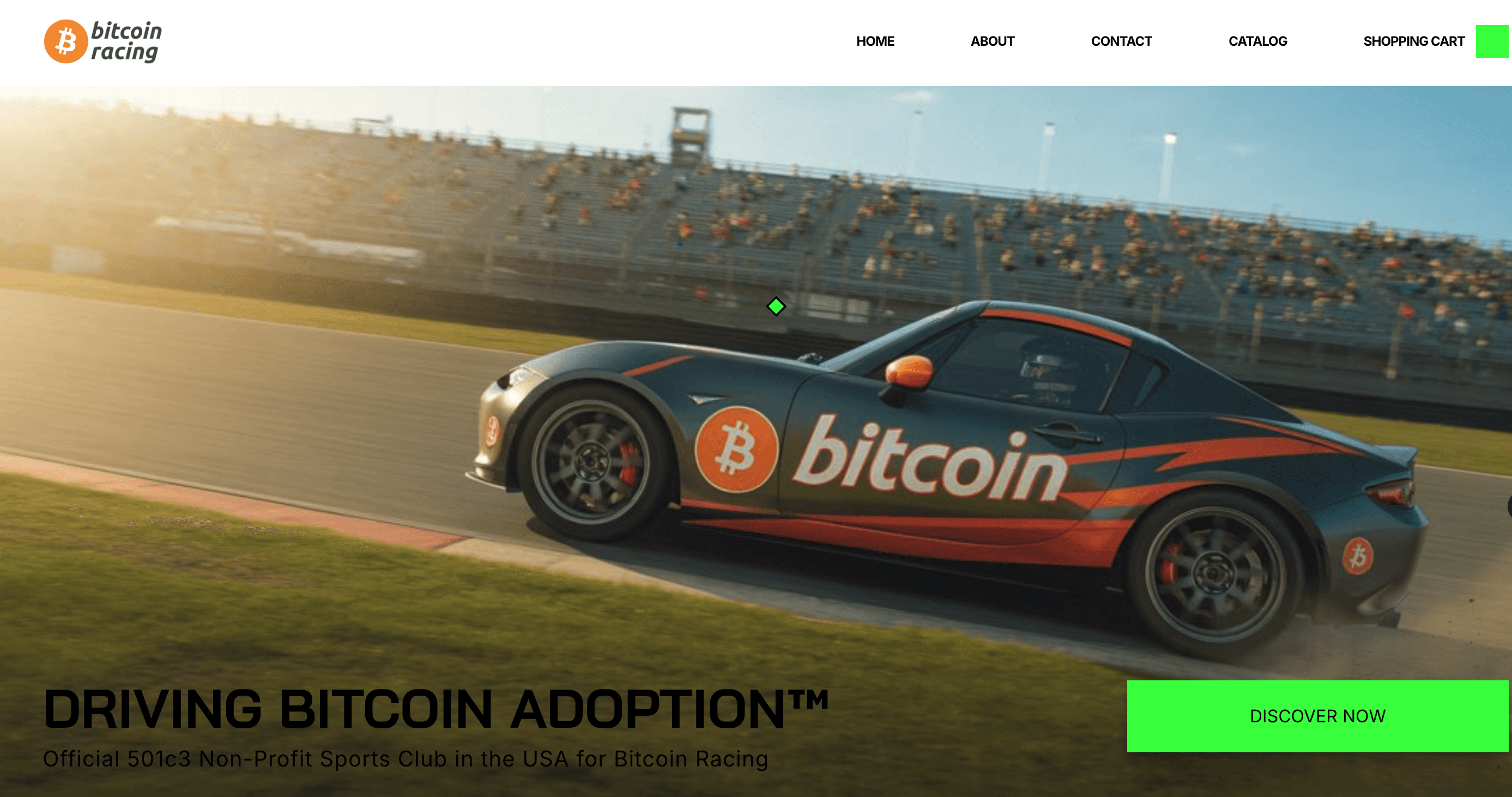 AgilePeter's tweet card. Bitcoin Racing US is a 501c3 Non-Profit Driving Bitcoin Adoption™