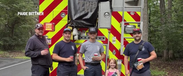 abc27News's tweet card. (WHTM) — Tonight’s Hometown Heroes are firefighters from Fairview Township, York County, who made quite an important stop. The firefighters supported a young entrepreneur who was selling lemo…