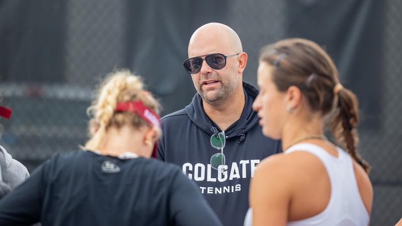 ColgateSNews's tweet card. HAMILTON – The Colgate University tennis program is splitting its men's and women's tennis head coaching responsibilities, Vice President and Director of Athletics Yariv Amir '01 announced Monday.
