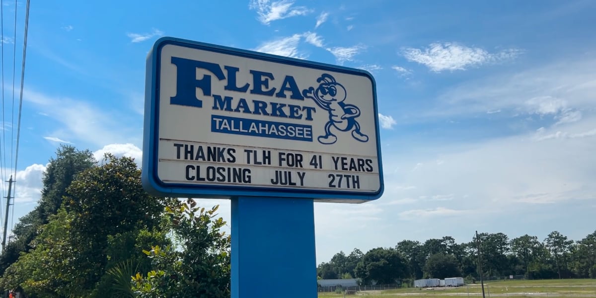 WCTV's tweet card. Residents can visit Flea Market Tallahassee for the last time this weekend.
