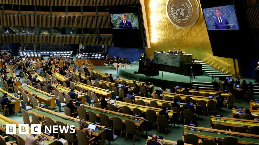 bbcnadatawfik's tweet card. Behind the scenes at the United Nations, insiders tell the BBC they don't see major change whoever wins the White House.