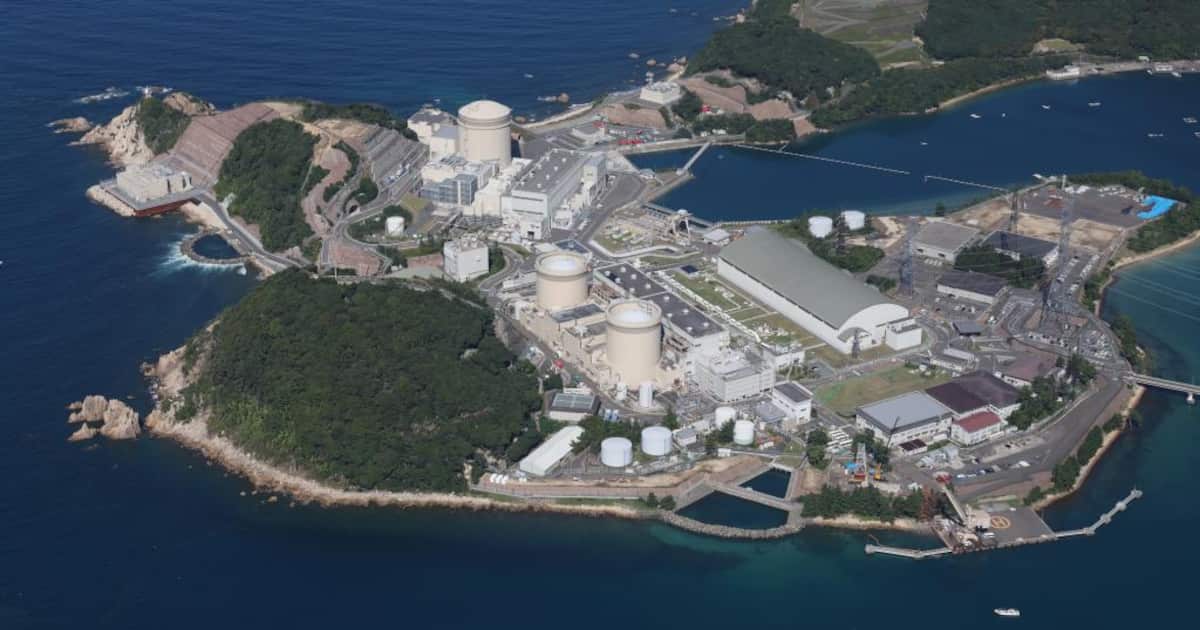 d_katayama1006's tweet card. 関西電力は22日、美浜原発1号機（福井県美浜町）の後継機設置の可能性について、地形や地質などの現地調査を実施すると発表した。森望社長が大阪市の本店で記者会見し…