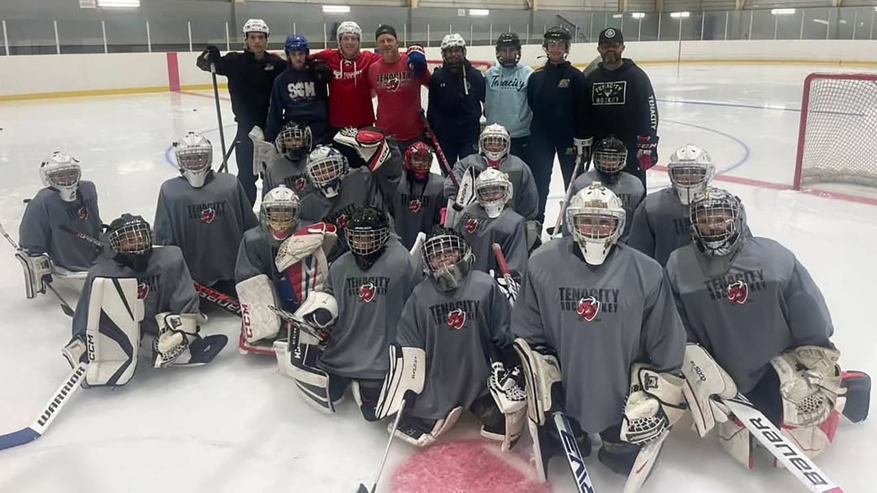 ColorOfHockey's tweet card. Founded Next Shift Canada, which makes equipment accessible so kids can 'fall in love' with hockey