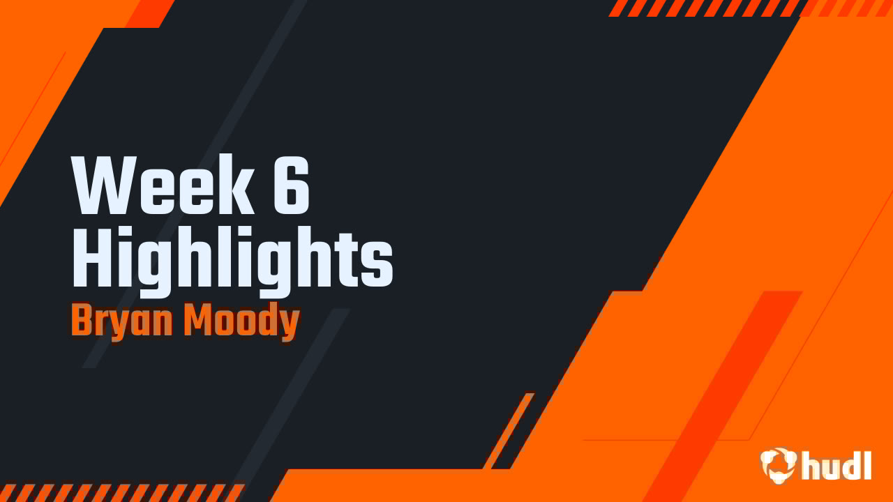 BryanMooody55's tweet card. Week 6 Highlights