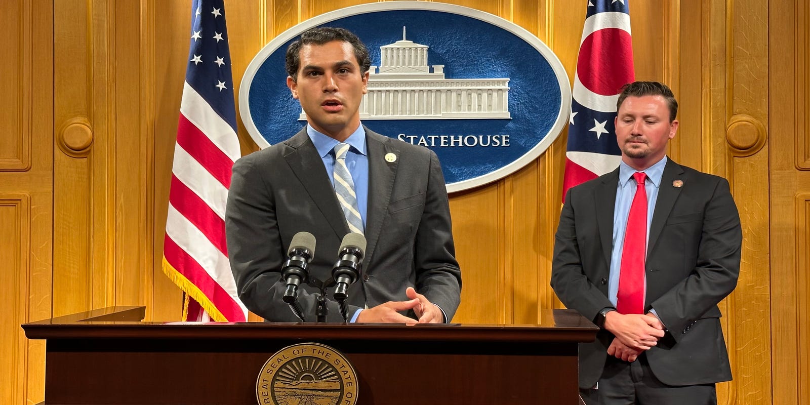 haleybemiller's tweet card. Cincinnati Rep. Dani Isaacsohn was first elected to the Ohio House in 2022.