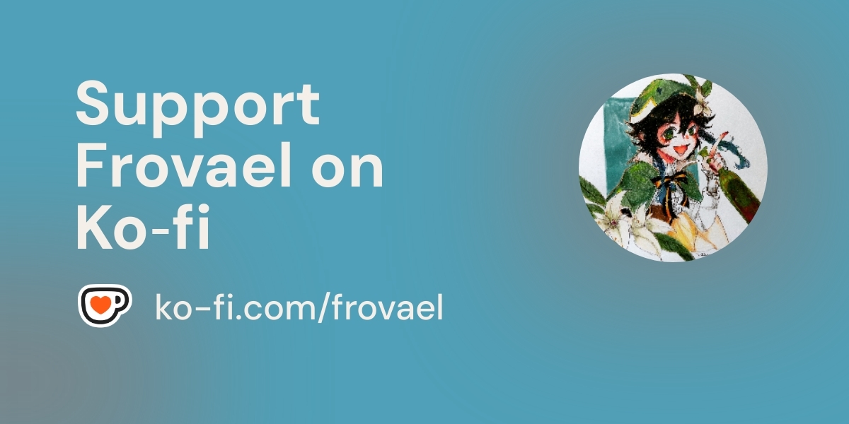 turtluxium's tweet card. Support Frovael