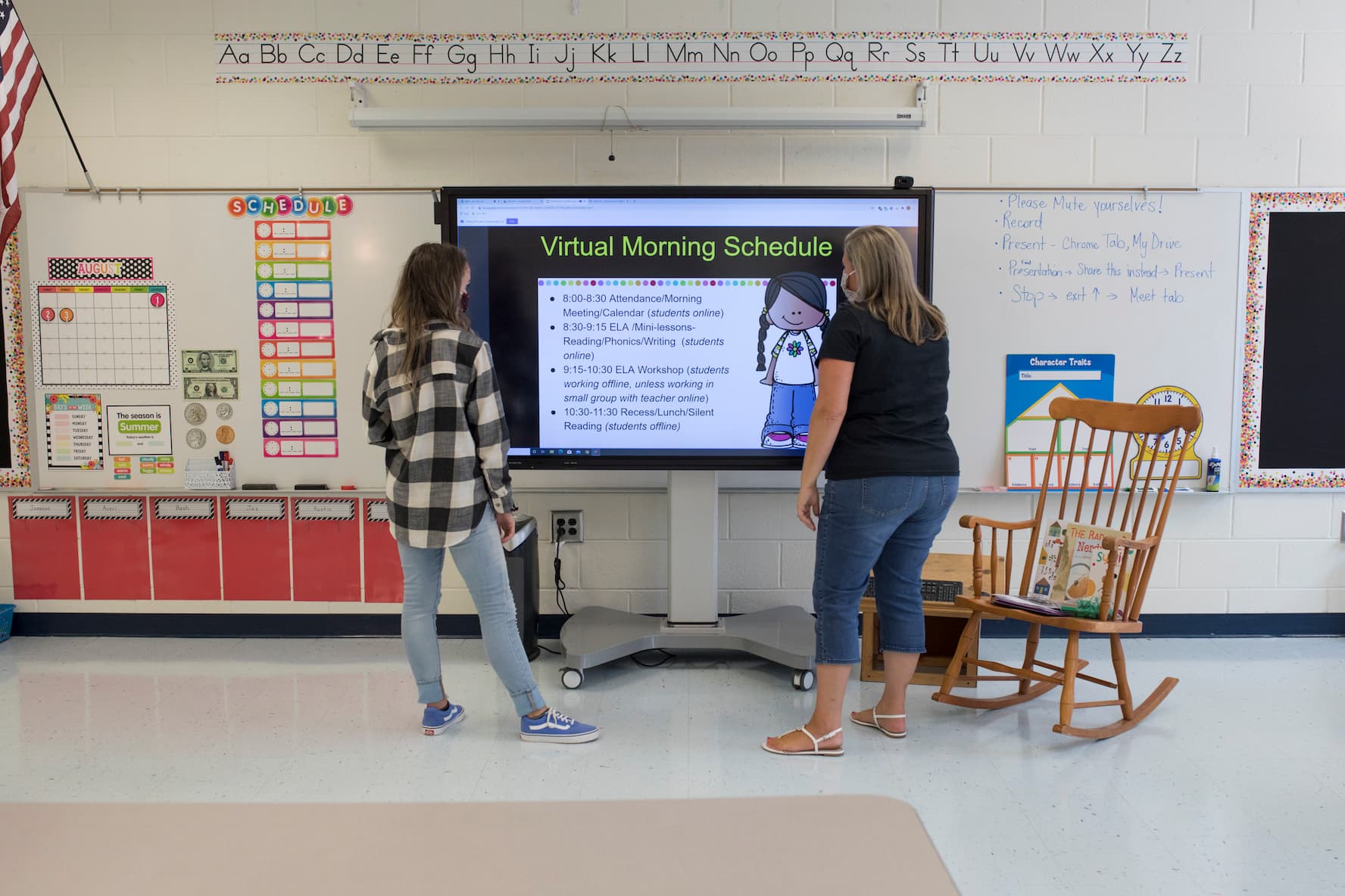BrookingsEd's tweet card. Michael Hansen and co-authors examine how teacher absenteeism trends have shifted across four states since the onset of the pandemic.