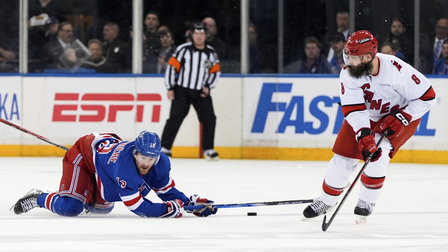 VinCherwooAP's tweet card. The Carolina Hurricanes had the NHL’s second-best power play during the regular season. They’ve been shut down by the New York Rangers and that’s been the difference in their second-round playoff...