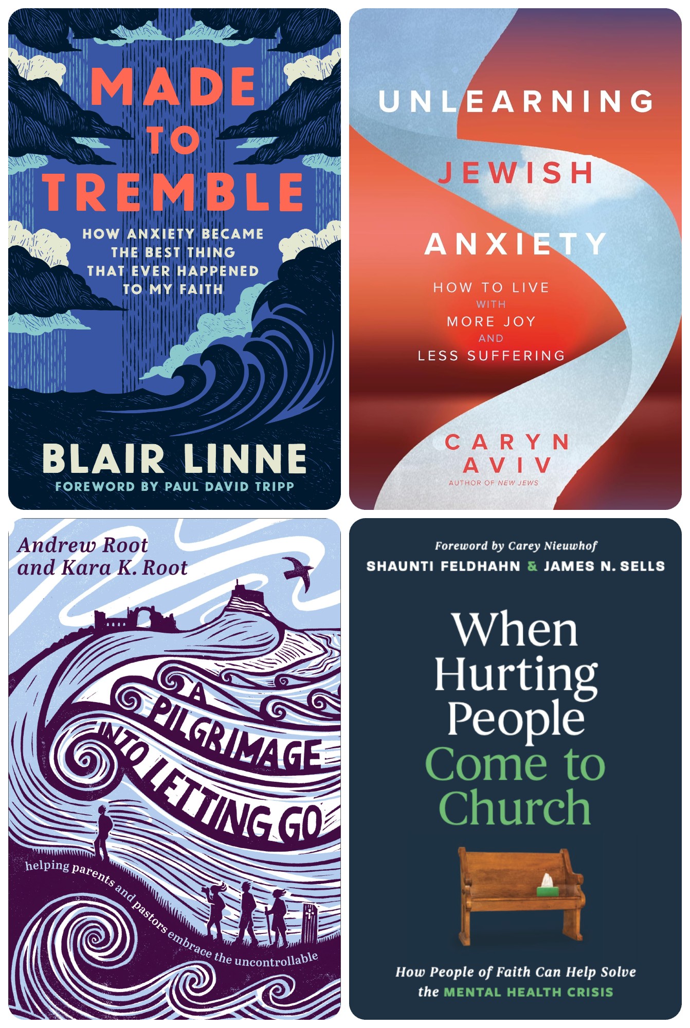 BrazosPress's tweet card. A cluster of books from religion publishers arrives in time to meet the queasy stomachs and souls so many face in today’s stressful times. Their authors share ways to survive severe anxiety and help...
