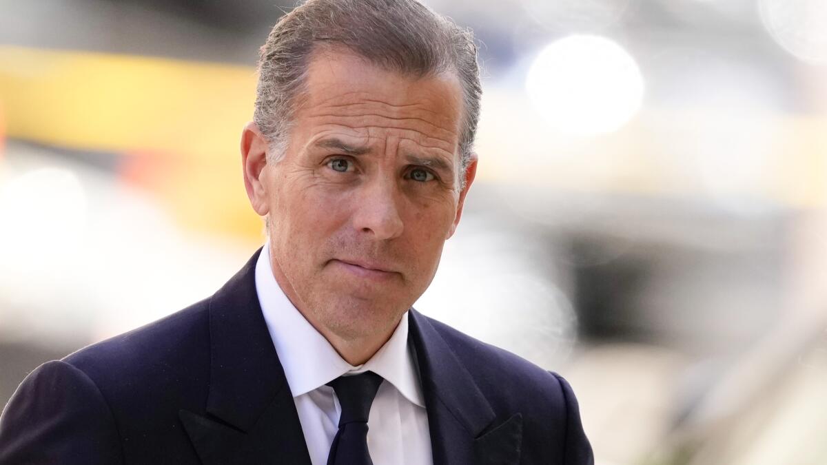 latimes's tweet card. In recent interviews, President Biden’s son leaned into grievance politics, hurled expletives and condemned those who 'did not remain loyal' to his father.