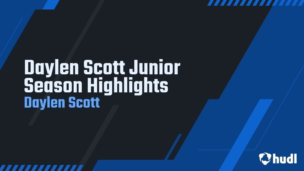 iamdchase's tweet card. Daylen Scott Junior Season Highlights