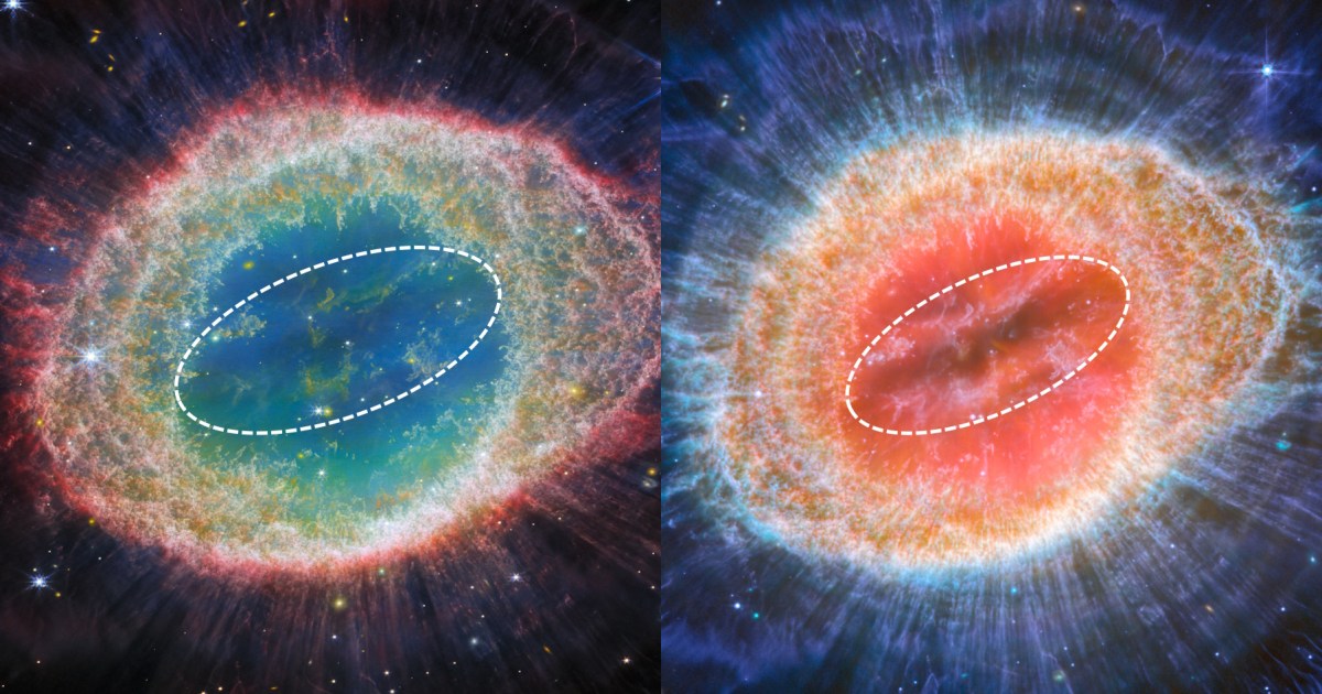 StartsWithABang's tweet card. Our nearby Ring Nebula, with JWST's eyes, shows evidence for planet formation. Will the Sun eventually destroy, and then replace, the Earth?