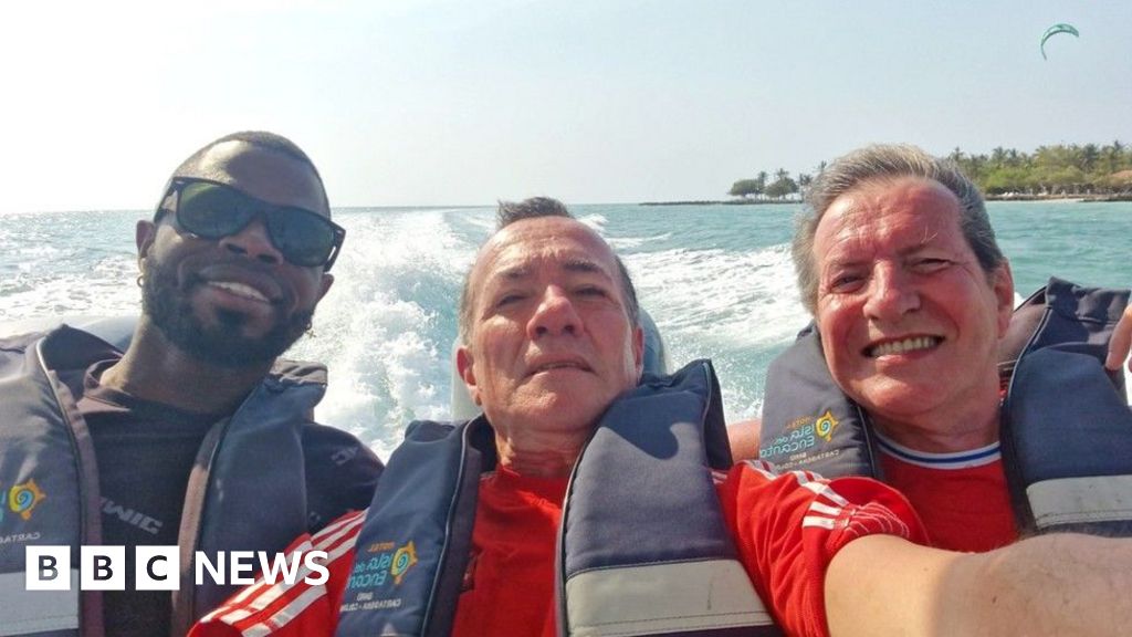 BBCNews's tweet card. Yostin Mosquera brutally murdered Albert Alfonso and Paul Longworth, but who were the three men?