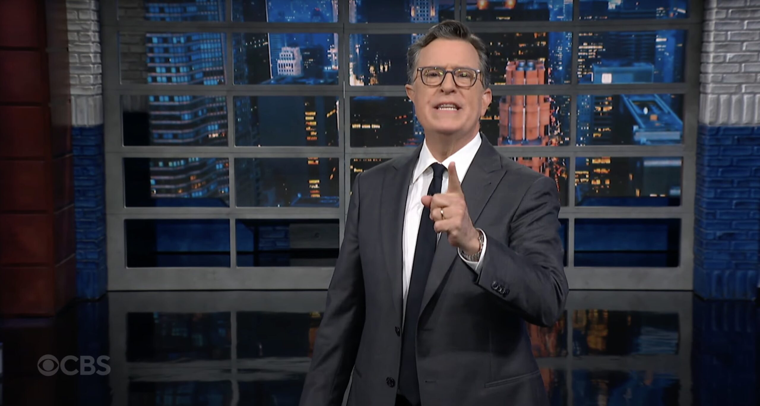 DeanObeidallah's tweet card. Stephen Colbert told President Donald Trump to "go f*ck" himself after the president celebrated the cancelation of The Late Show.