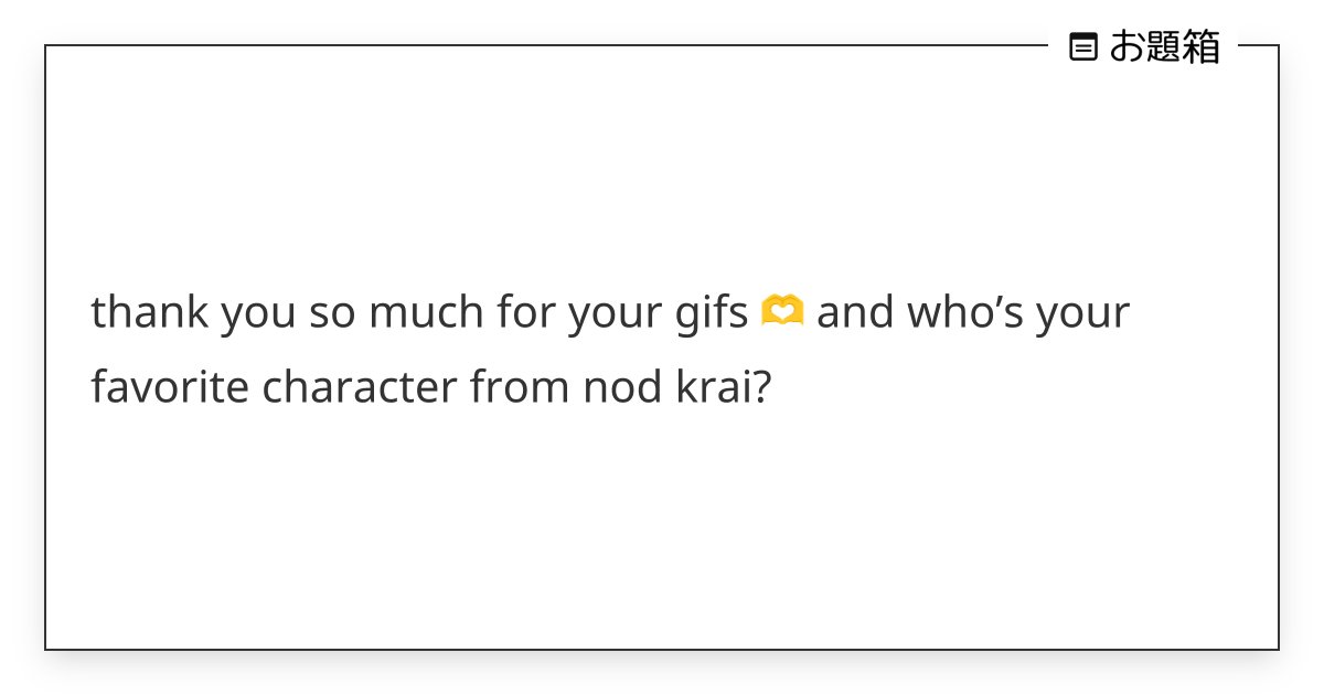 gifgenshin's tweet card. thank you so much for your gifs 🫶 and who’s your favorite character from nod krai?