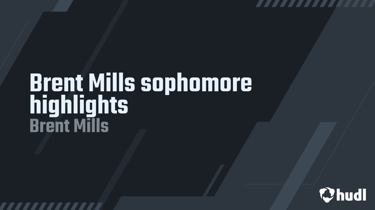im_brent2's tweet card. Brent Mills sophomore highlights