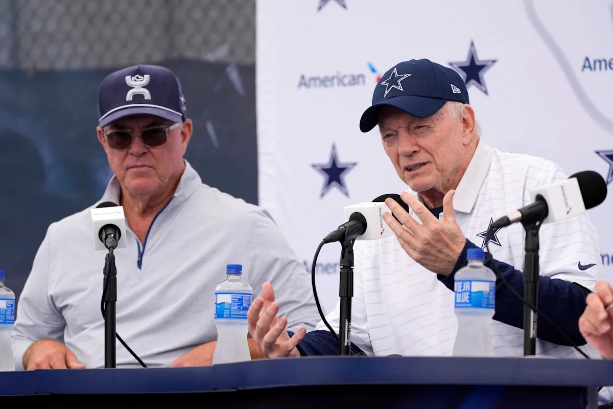 JohnMFodera's tweet card. Jones kicked off training camp with some odd comments about some of his star players that seemed to land sideways, even drawing the attention of former NFL star on social media.