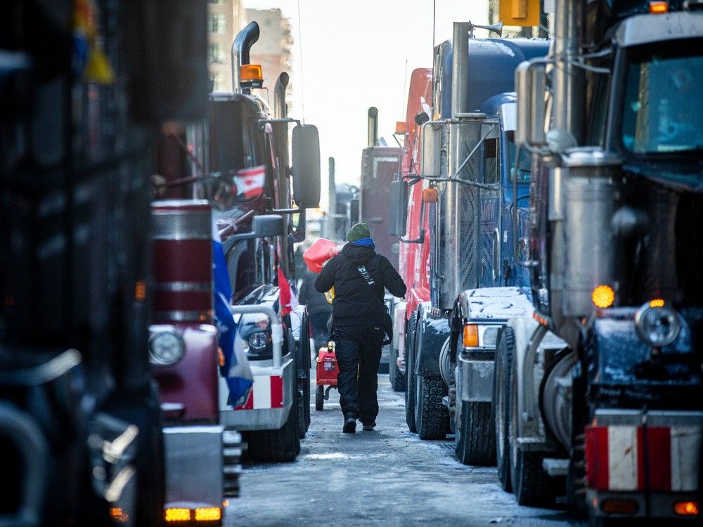 BeverlyOBlenis's tweet card. Lawsuit against truckers' convoy to proceed in Ottawa, Toronto judge rules