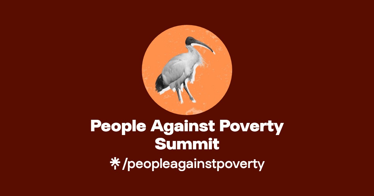 NobodyInPoverty's tweet card. A conference about poverty. 21–22 June 2025, Magan-djin/Brisbane.