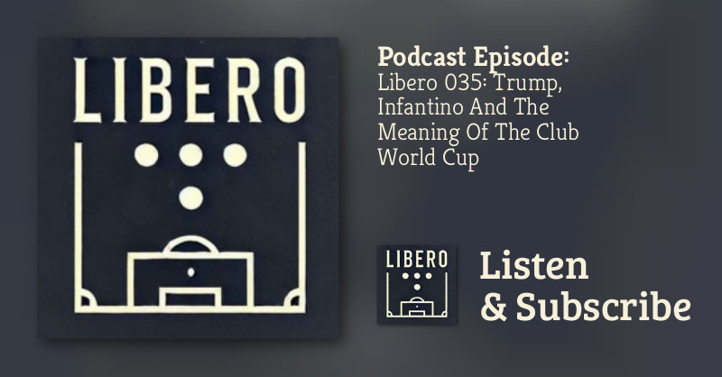 podcast_libero's tweet card. Now that the Club World Cup is over, Libero’s Miguel Delaney, James Horncastle and Rory Smith discuss what Gianni Infantino’s great jamboree means for football: not just the Saudi money that (i...