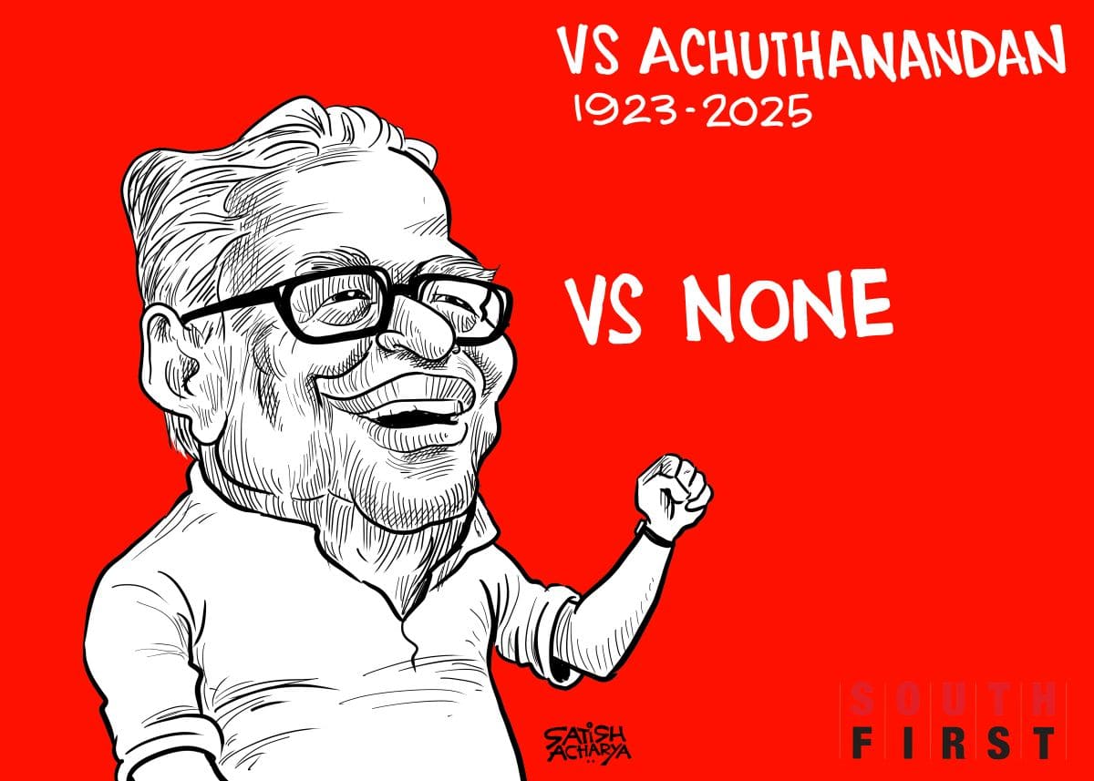 satishacharya's tweet card. VS Achuthanandan - The crusader of Kerala’s left politics