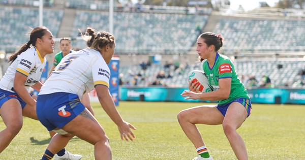 NRLWomens's tweet card. 'Here I am': Elite Elise set to shine on NRLW stage