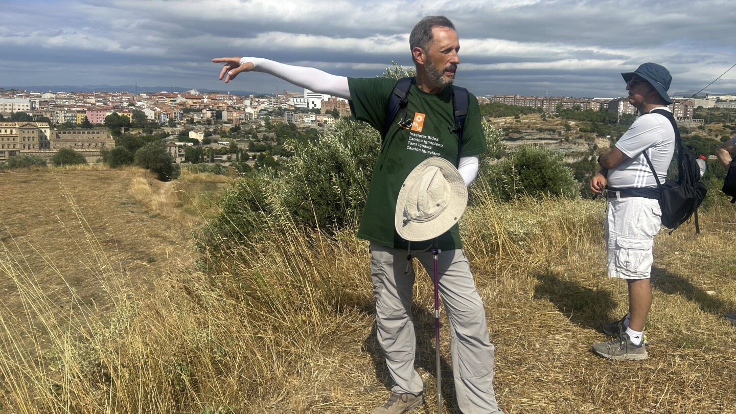 jesuitnews's tweet card. Josep Lluís Iriberri is a Jesuit priest who designed a pilgrim path for St. Ignatius in northern Spain more than a decade ago.