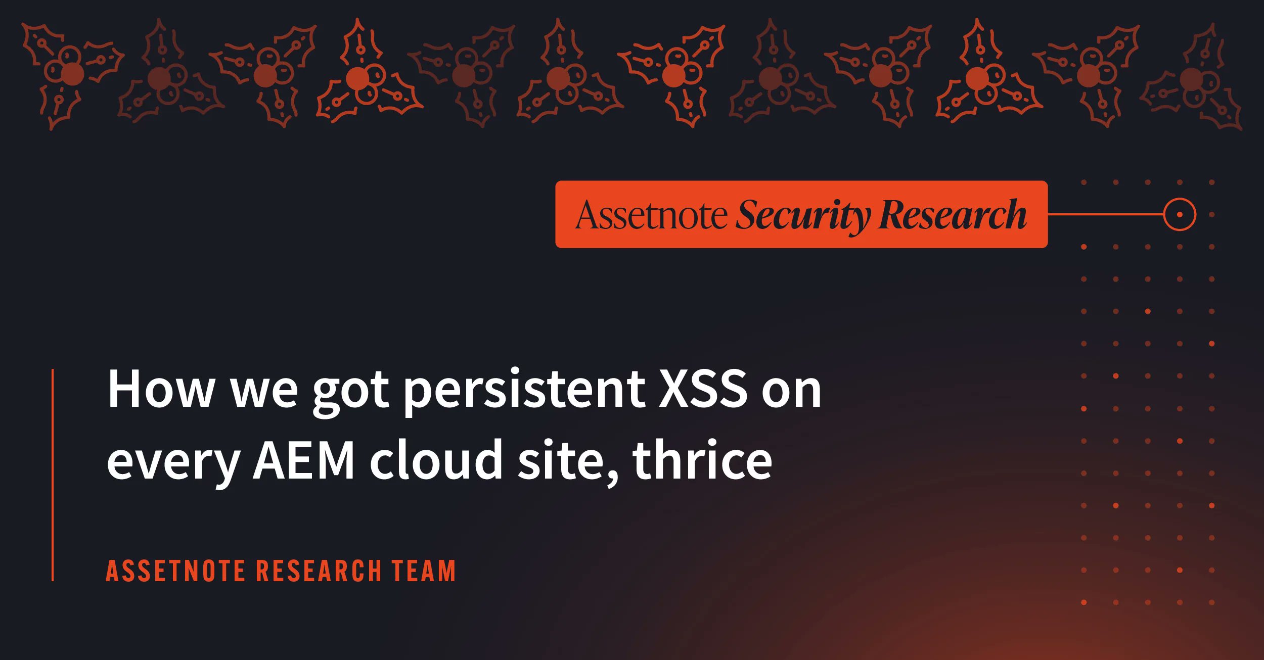 XssPayloads's tweet card. Adobe Experience Manager is marketed as an 'enterprise grade' CMS and is one of the most popular CMSes among large companies. If you visit the landing page of a large corporate site, chances are it...