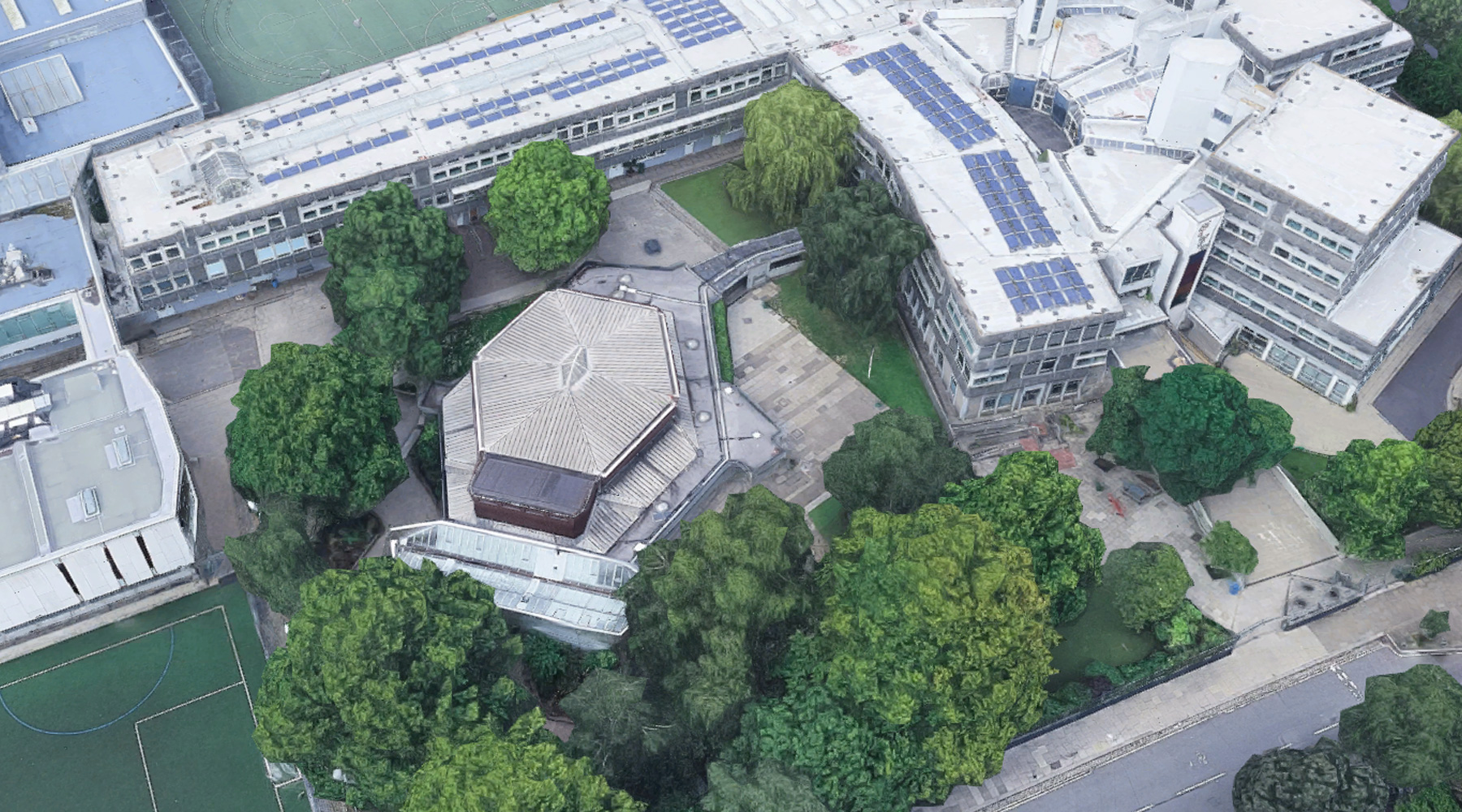 ianvisits's tweet card. A north London school hall is to be restored to its 1960s appearance and become home to the UK’s first Museum of Brutalist Architecture (MoBA) after it secured a National Lottery Heritage Fund grant.