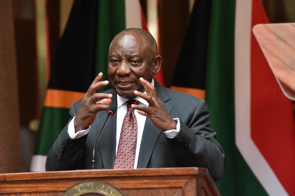 BDliveSA's tweet card. No regime change, please, Ramaphosa tells Africa's comrades, we’re revolutionaries