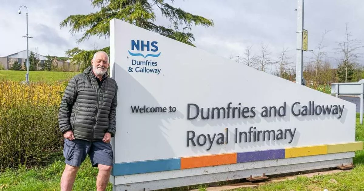 DGStandard's tweet card. Jim McLelland's One Big Thank You is returning to Castle Douglas this weekend as he bids to walk, run and job for 12 hours straight.
