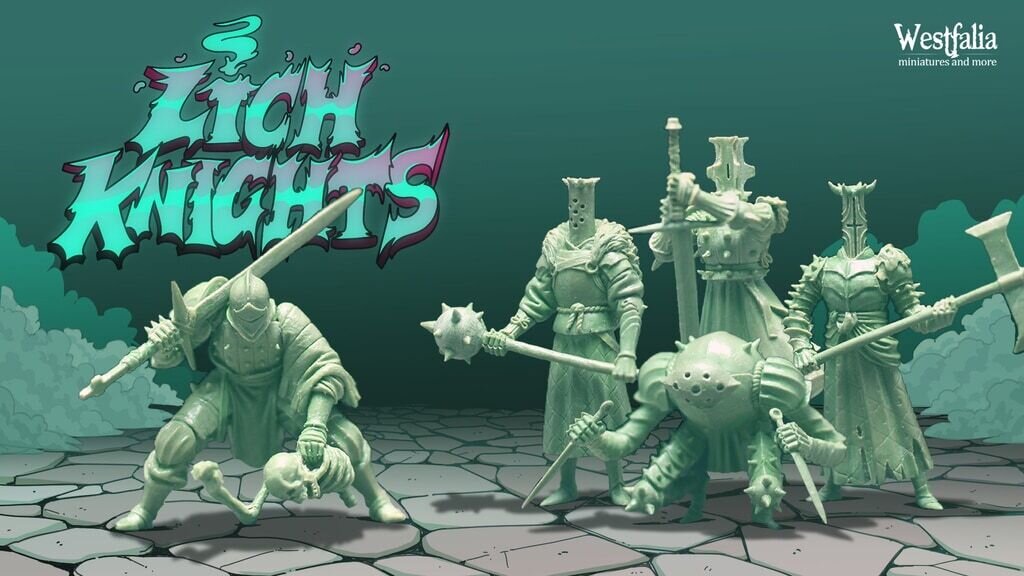 drawsgood's tweet card. Check out The Lich Knights on BackerKit!