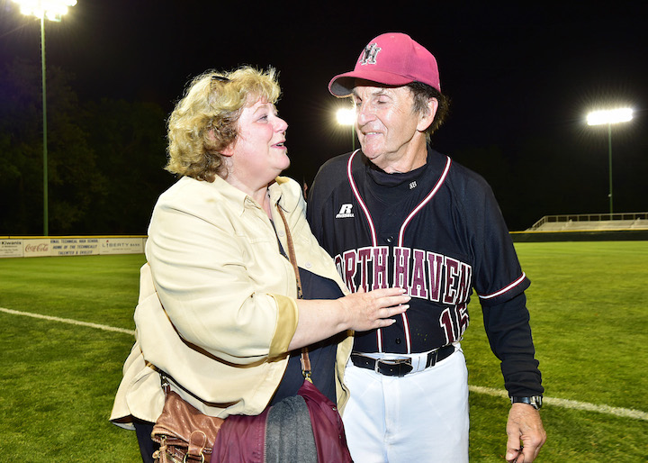 GametimeCT's tweet card. Hundreds mourned the death of legendary baseball coach Bob DeMayo last week in North Haven.