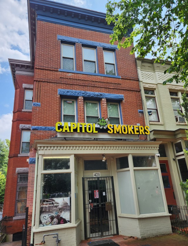 ljjanezich's tweet card. Weed Shop Eyes East Capitol Site by Larry Janezich Posted June 8, 2025 The former Congress Market at 421 East Capitol SE. Signage appeared Saturday, June 7, on the former Congress Market at 421 Eas…