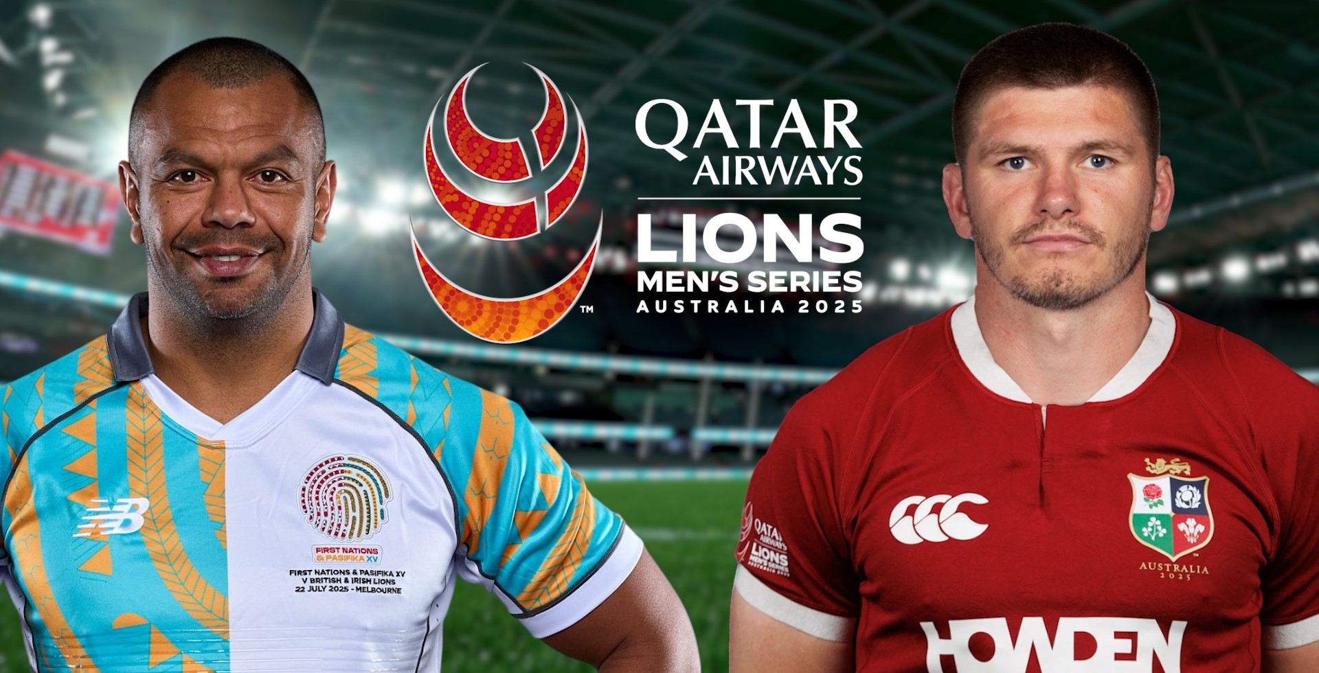 SARugbymag's tweet card. Follow the live action as the First Nations & Pasifika XV face the British & Irish Lions in Melbourne. #Lions2025
