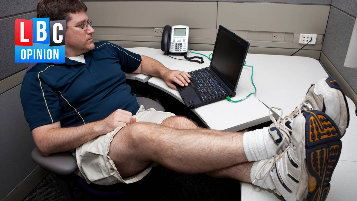 johnnyljenkins's tweet card. Spring may have finally sprung, but that doesn’t mean it’s time to start wearing shorts to the office.