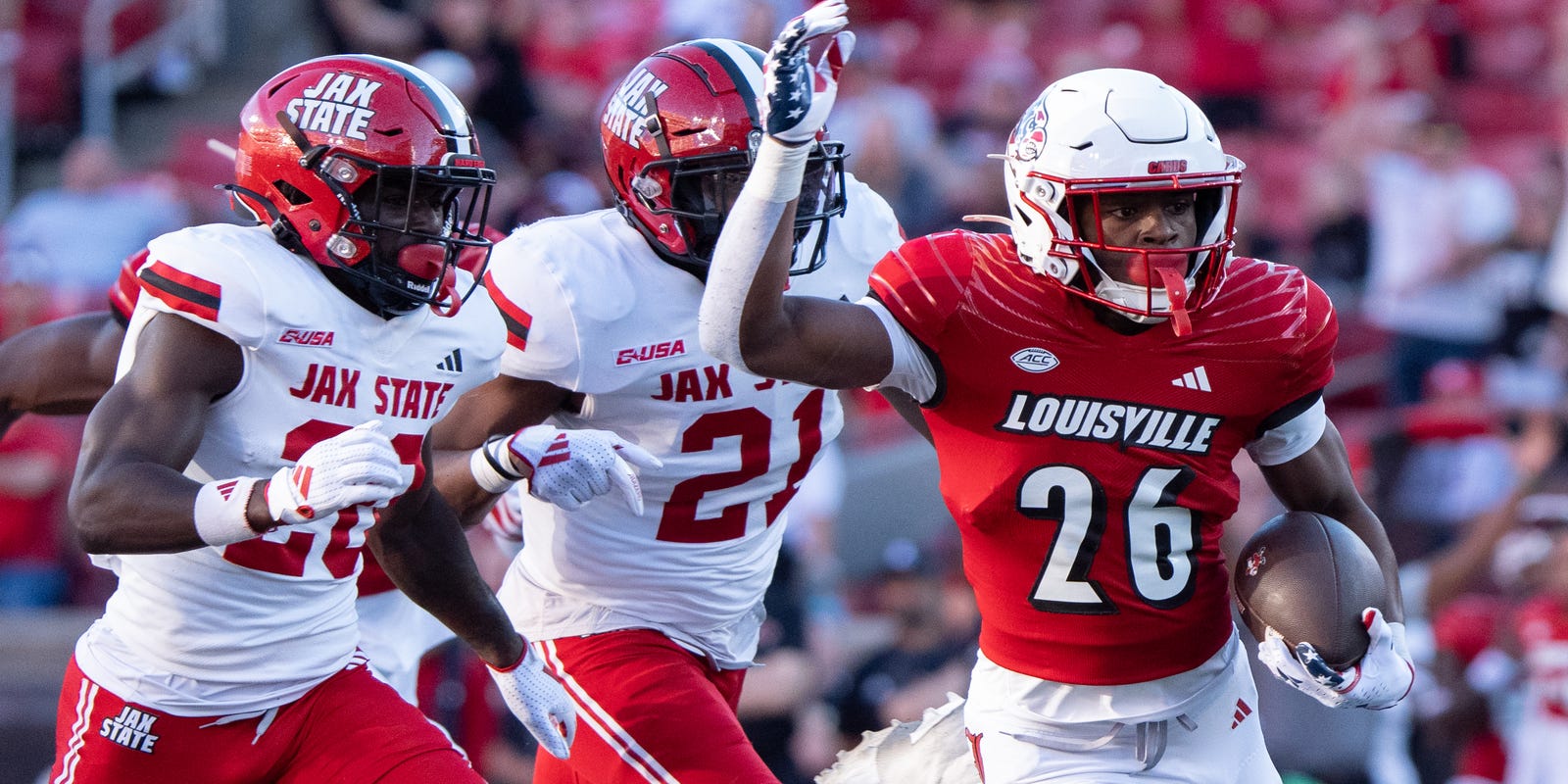 CardsHQ_CJ's tweet card. Louisville football's offense has flourished under coach Jeff Brohm, averaging 449.2 yards last season. Here are five top defenses it'll face in 2025: