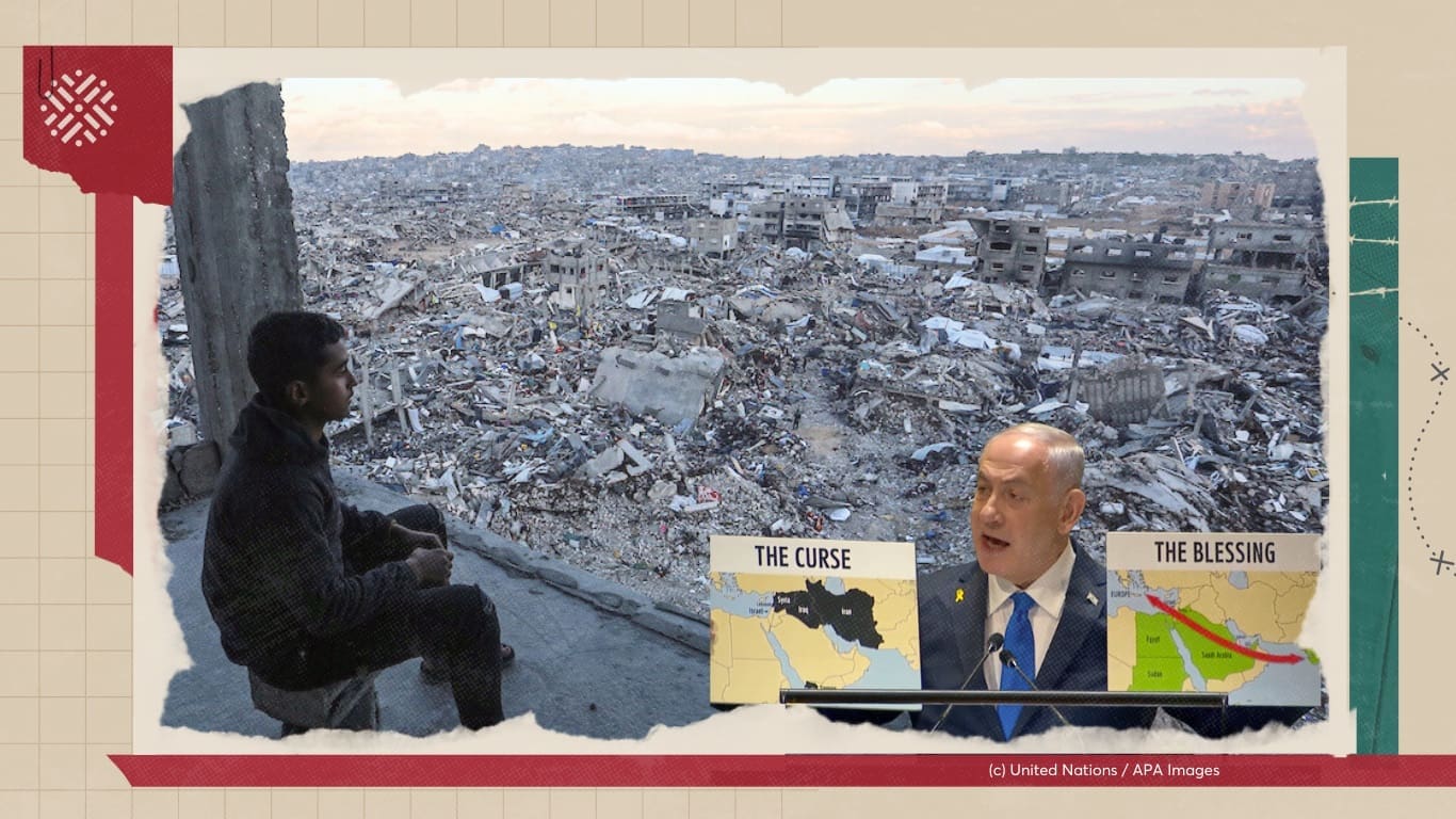 AlShabaka's tweet card. This commentary argues that alliances transformed a potential turning point for isolating the Israeli regime into an opening for intensified colonial expansion and regional dominance.