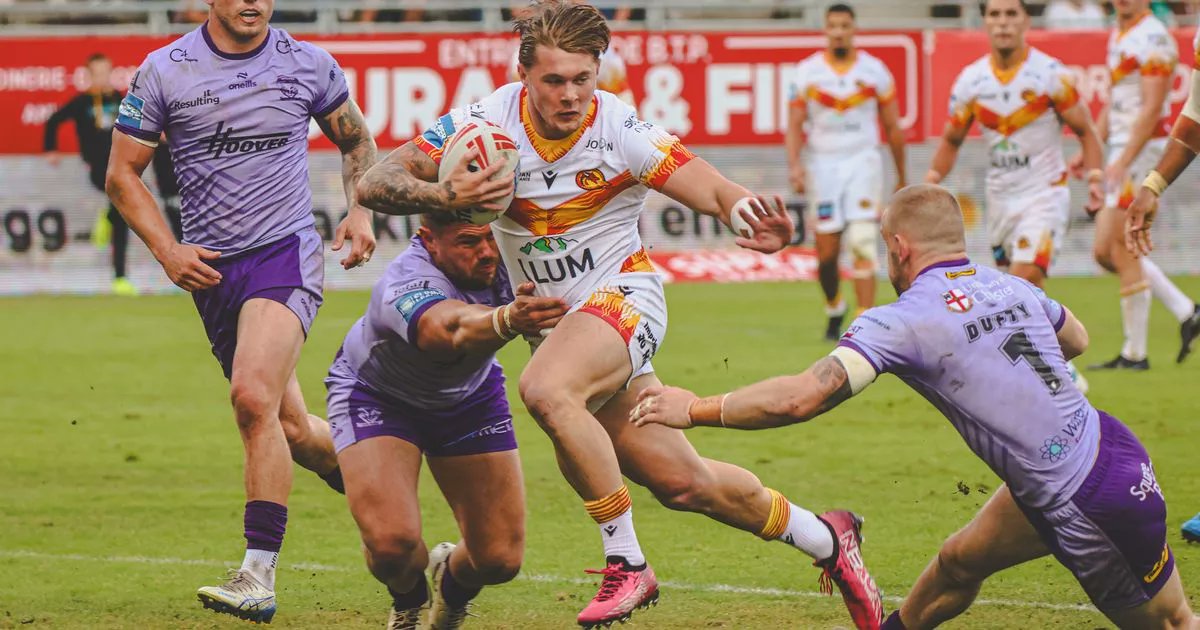 AORugbyLeague's tweet card. Balmforth is currently on loan at Catalans.