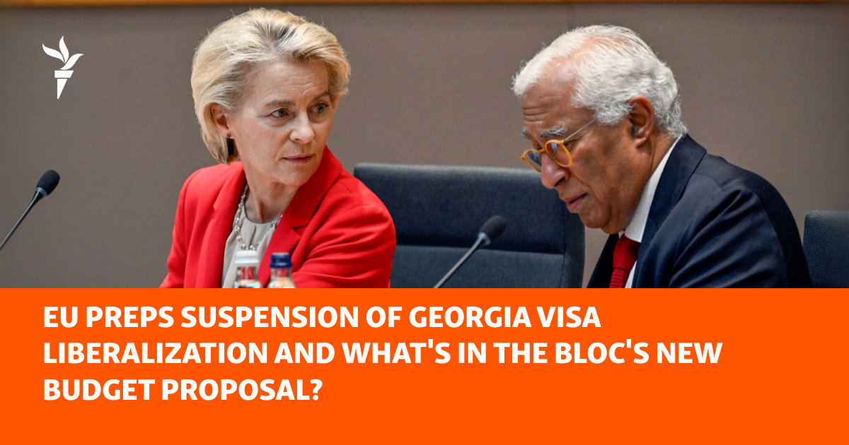RikardJozwiak's tweet card. This week, RFE/RL Europe Editor Rikard Jozwiak is drilling down on two major issues: the chances of the EU suspending visa liberalization for Georgia and the next EU budget.