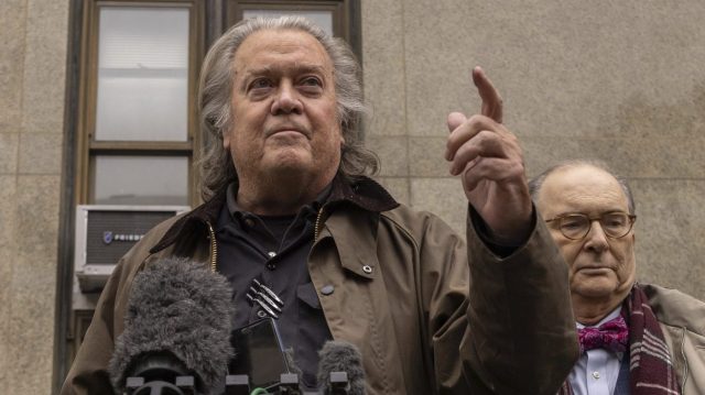 brucejapsen's tweet card. Former White House aide Steve Bannon suggested Friday that the GOP could lose dozens of House seats in the 2026 midterms over the Trump administration’s handling of files related to disgraced finan…
